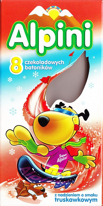 Millano Alpini czekoladki z nadzieniem o smaku truskawkowym bez truskawek.jpg